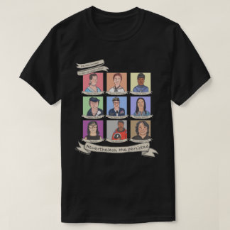 Desondanks hield ze vol (donkere, verschillende st t-shirt