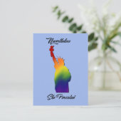 Desondanks hield ze vol met protestante LGBT-Brief Briefkaart (Staand voorkant)