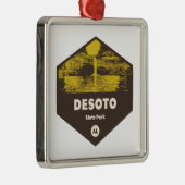 DeSoto State Park Alabama Metalen Ornament (Rechts)