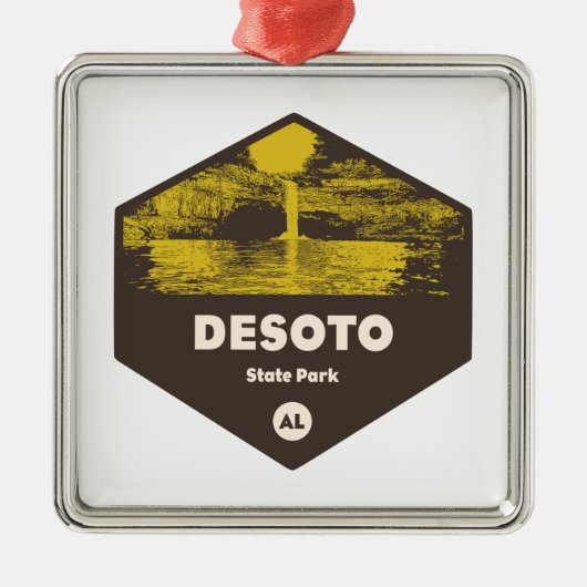 DeSoto State Park Alabama Metalen Ornament (Voorkant)
