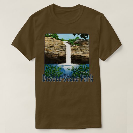 DeSoto State Park Alabama T-shirt (Design voorkant)