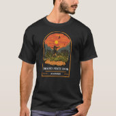 Desoto State Park camping trip retro T-shirt (Voorkant)