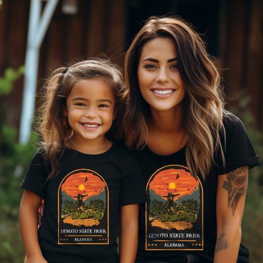 Desoto State Park camping trip retro T-shirt