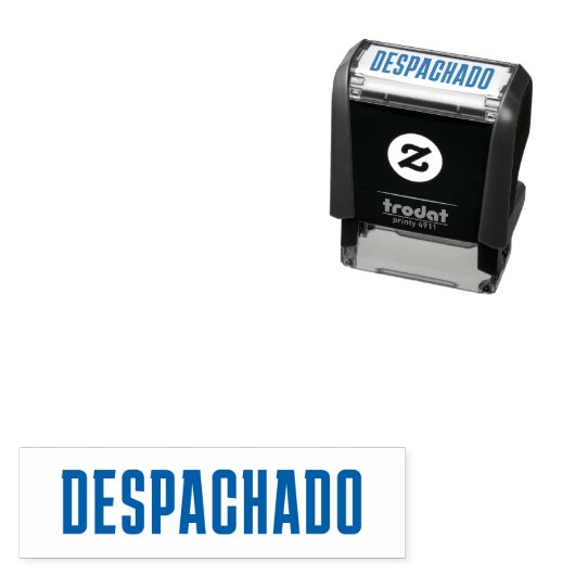 Despachado Spaanse Custom Zelfinking Stempel (In situ)