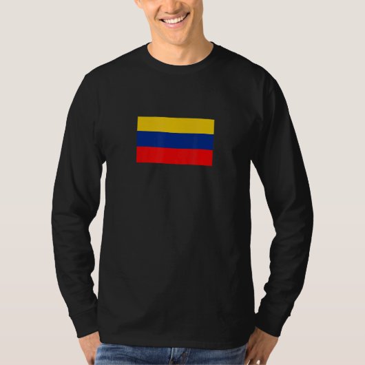 Despacito Colombia Flag Colombian Graphic Design T-shirt (Voorkant)