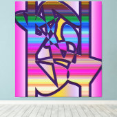 Despair and Sadness 1 Canvas Afdruk (Insitu (Houten vloer))