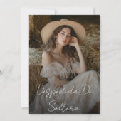 Despedida de Soltera Spaans Vrijgezellenfeest Foto Kaart (Achterkant)