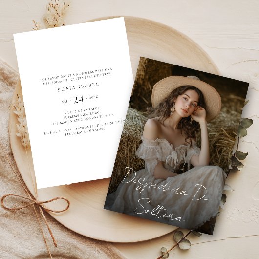 Despedida de Soltera Spaans Vrijgezellenfeest Foto Kaart