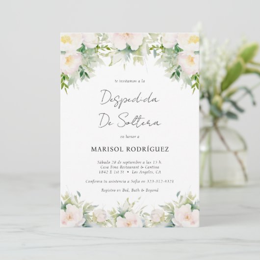 Despedida de Soltera Spaans Vrijgezellenfeest Kaart (Staand voorkant)