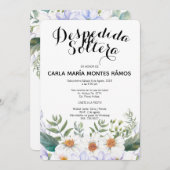 Despedida de Soltera-uitnodiging, En español Kaart (Voorkant / Achterkant)