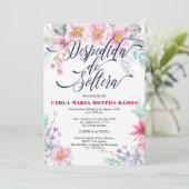 Despedida de Soltera-uitnodiging, En español Kaart (Staand voorkant)