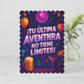 Despedida de Solteros Kaart (Staand voorkant)