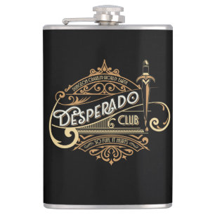 Desperado Club Logo Dungeon Crawler World: Aarde Heupfles