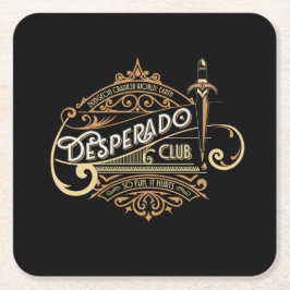 Desperado Club Logo Dungeon Crawler World: Aarde Kartonnen Onderzetters