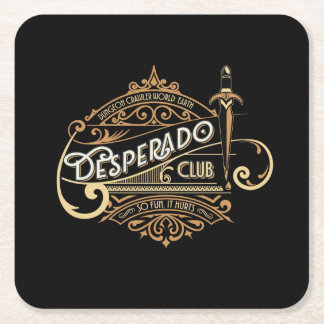 Desperado Club Logo Dungeon Crawler World: Earth Kartonnen Onderzetters