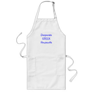 Desperate GREEK Houseechtgenote Apron Lang Schort