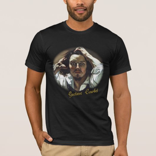 Desperate Man door Gustave Courbet T-shirt (Voorkant)