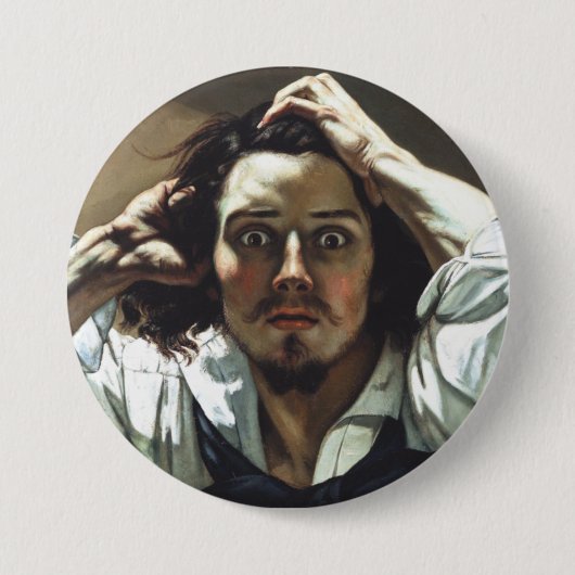 Desperate Man Ronde Button 7,6 Cm (Voorkant)