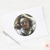 Desperate Man Ronde Sticker (Envelop)