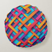 Despertar Vibrante Rond Kussen (Achterkant)