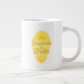 Despierta tu Brillo ✨ | Golden Sunrise Design Grote Koffiekop (Rechts)