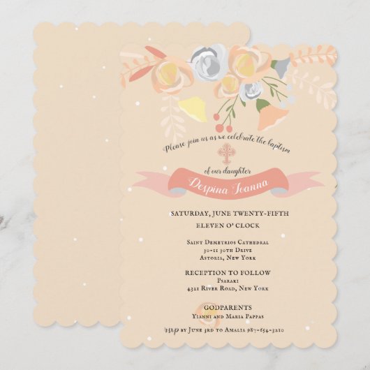 Despina Uitnodiging Twee (Voorkant / Achterkant)