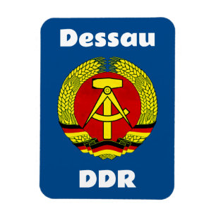 Dessau, DDR, Dessau, Duitsland (Oost-Duitse Ossi) Magneet