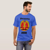 Dessau, DDR, Dessau, Duitsland (Oost-Duitse Ossi) T-shirt (Voorkant volledig)