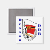 Dessau, Duitsland Stasi Magnet DDR (Voorkant / Achterkant)
