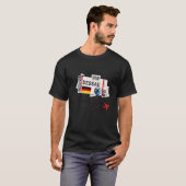 Dessau Girl  Dessau Boarding Pass  Dessau T-shirt (Voorkant volledig)