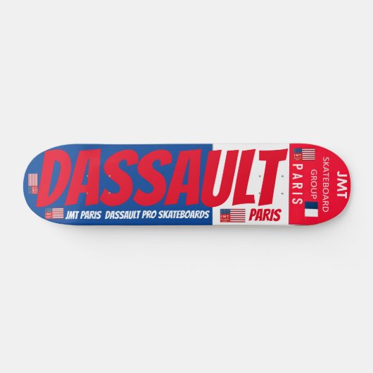 DESSAULT JMT PARIJS 7 3/4" Skateboard Deck (Horizontaal)