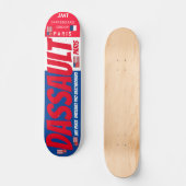 DESSAULT JMT PARIS 7 3/4" Skateboard Dek (Voorkant)