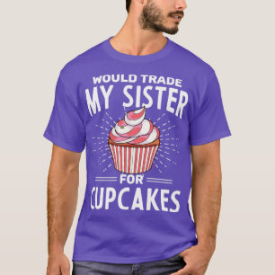 Dessert Baker Foodie Funny Siblings Bevrijding van T-shirt