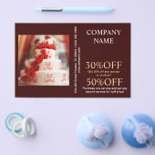 dessert bakkerijgebak siertaart flyer (Enkel)