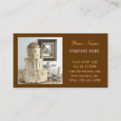 dessert bakkerijgebak siertaart visitekaartje (Voorkant)