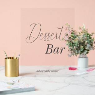 Dessert Bar bruiloft Baby shower Acryl Bord