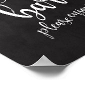 Dessert Bar Chalkboard 8x10 Wedding Sign Poster (Hoek)