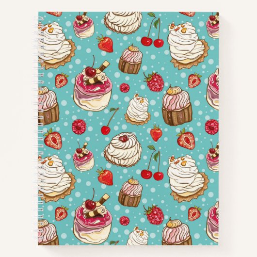 Dessert-behandelingen Notitieboek (Voorkant)