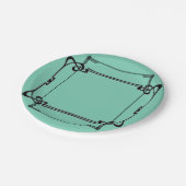 Dessert bij Tiffany's? Papieren Bordje (Gekanteld)