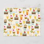 dessert briefkaart (Voorkant)