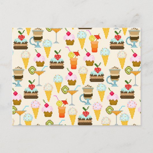 dessert briefkaart (Voorkant)