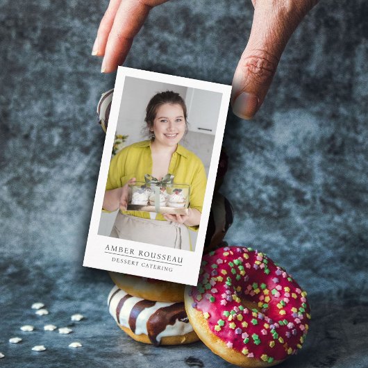 Dessert Cateraar Baker Visitekaartje