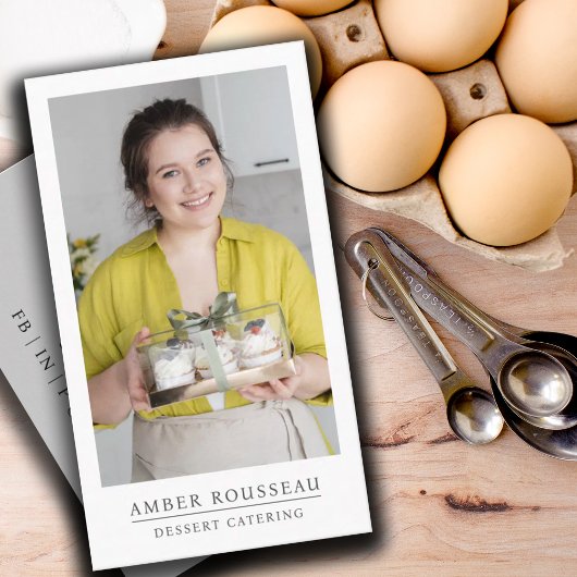 Dessert Cateraar Baker Visitekaartje