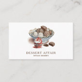 Dessert Cateraar Chef Sweets Maker Visitekaartje (Voorkant)