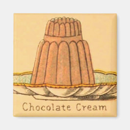  dessert chocolade roomtaartmagneet magneet