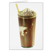 dessert, chocolade schudden en schuim (Voorkant)