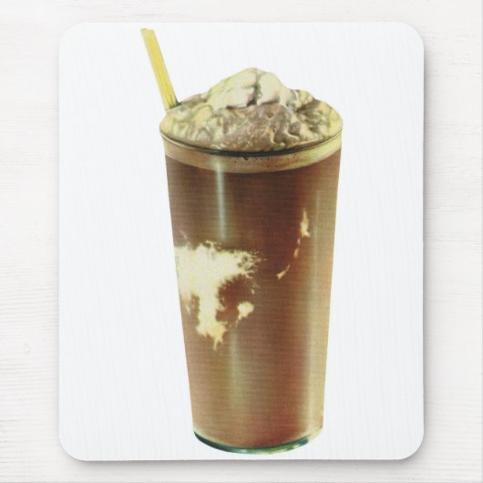 dessert, chocolade schudden en schuim muismat (Voorkant)