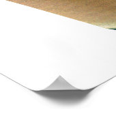 dessert, chocolade schudden en schuim poster (Hoek)