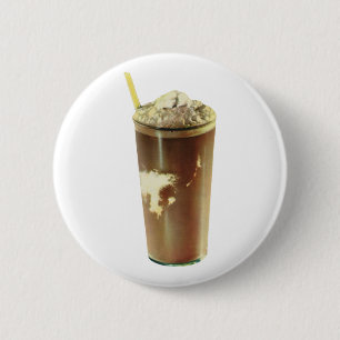 dessert, chocolade schudden en schuim ronde button 5,7 cm