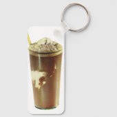  dessert, chocolade schudden en schuim sleutelhanger (Achterkant)